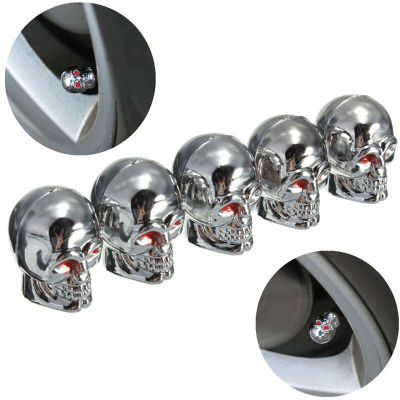 Skull Heads Bicycle tire Valves Caps Auto Tire Valves Caps Car Tyre Air Stem Covers Motorcycle Car wheel Accessories