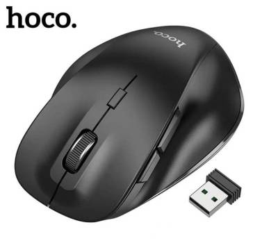 เมาส์ไร้สาย HOCO GM24 พร้อมตัวรับสัญญาณนาโน 1600 DPI 6 ปุ่ม 2.4G USB สําหรับแล็ปท็อป คอมพิวเตอร์ PC MacBook ส่งไว มีของ