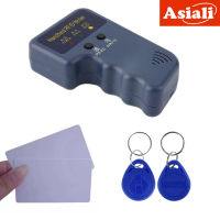 ASIALI New 125KHz Handheld RFID ID Card Copier Reader Writer with 2 Writable Tags 2 Cards