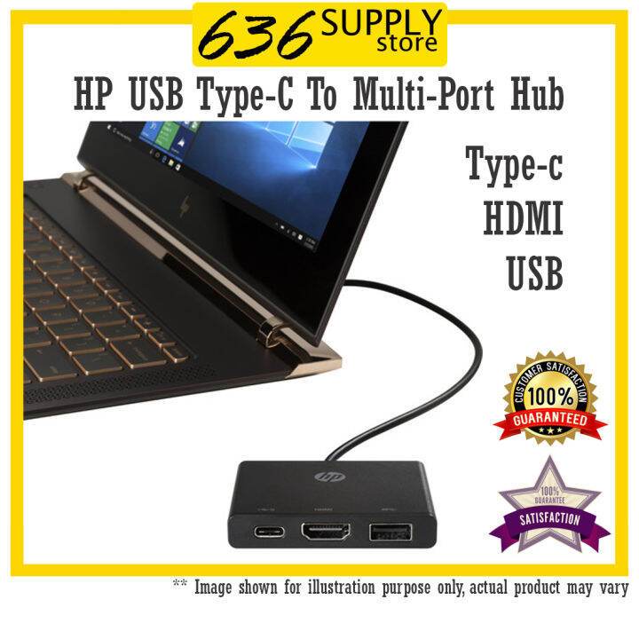 100% GENUINE HP USB Type-C To Multi-Port Hub TYPE-C HDMI USB CONVERTER