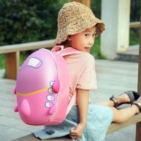 THINKTHENDO Toddler 3D Airplane Mini Backpack Child Kid Kindergarten School Bag Rucksack Backpacks Gift 20 x 7 x 32cm 【AUG】