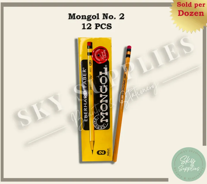 Mongol Original Pencil No.2 (12pcs) Lazada PH