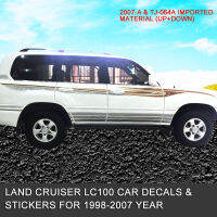 เหมาะสำหรับ Toyota Land Cruiser LC100รถยนต์สติ๊กเกอร์สีลายดึงดอกไม้ Rand Cool Road Ze 4500สติกเกอร์