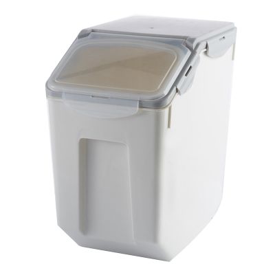 10Kg Rice Storage Box Dispenser Cereals Storage Jar Pet Food Container Rice Container