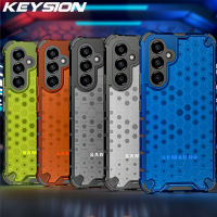 KEYSION เคสเกราะกันกระแทกสำหรับ Samsung A54 5G A34 A14 A13 5G เคส Galaxy โทรศัพท์รังผึ้งโปร่งใส A04S 5G M23 M13 M52 5G