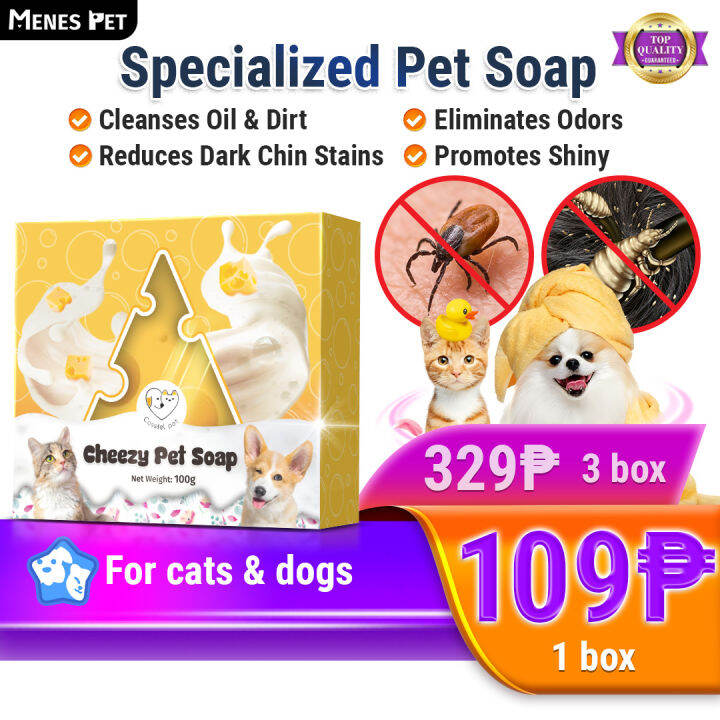 Cassiel Pet Natural Herbs Soap Anti Tick And Flea For Dogs And Cats ...