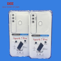 Case tecno เคส Tecno Spark7pro หนา 1.5mm ตรงรุ่น แบบ TPU ใสเสริมขอบและมุมกันกระแทก ส่งไว จาก กทม