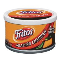 Premium items? Fritos Cheddar &amp; Jalapeno Cheese Dip 255g ชีสเชดดาร์ครีมที่มีรสชาติเผ็ดร้อนของจาลาปิโน 255 กรัม