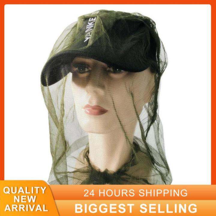 safe-bee-bite-hat-mosquito-midge-insect-bite-mesh-travel-camping-head-cover-nylon-cloth-fishing-hunting-head-face-protector-towels