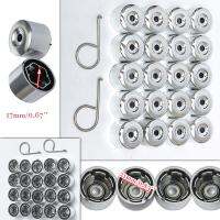 17MM 20PCs/Set ALLOY WHEEL LOOKING NUT LUG BOLTS COVERS CAPS FOR VW /GOLF /PASSAT /POLO