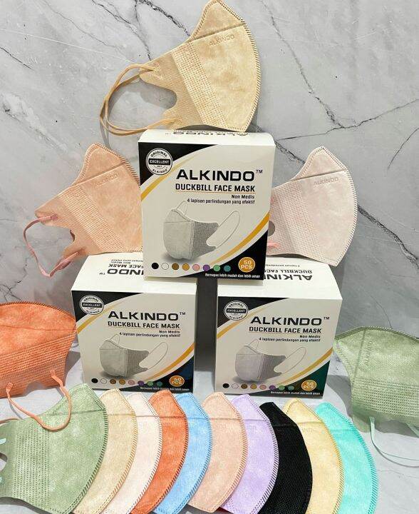 LA99 MASKER DUCKBIL WARNA ALKINDO ISI 50 PCS | Lazada Indonesia