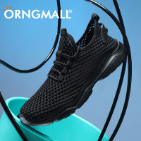 ORNGMALL รองเท้าตาข่ายสำหรับผู้ชาย,รองเท้าผ้าใบเทนนิสรองเท้าลำลองเบาระบายอากาศได้ดีกลางแจ้งกีฬาผู้ชายแฟชั่นใส่สบายรองเท้าใส่เดินเหมาะสำหรับชีวิตประจำวันและกีฬาขนาดใหญ่38-48