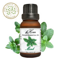 hHom น้ำมันหอมระเหย กลิ่น เปบเปอร์มินต์ Aroma Essential Oil - Peppermint 15ml.