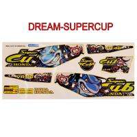 สติ๊กเกอร์ติดรถมอเตอร์ไซด์ลายการ์ตูน สำหรับ HONDA-DREAM SUPERCUP