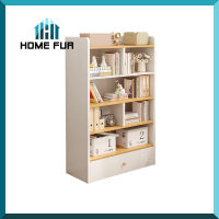 Home Fur ชั้นวางของ ชั้นวางหนังสือ ตู้วางของไม้ สไตล์โมเดิร์น