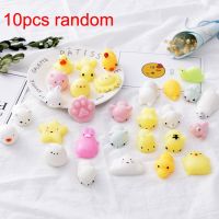 5pcs/10pcs Multi-style Creative Small Cute Animal Pet Toy Adult Children Antistress Simple Figet Toys Cartoon Bath Toy DDJ