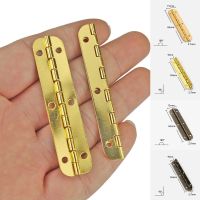 【LZ】✒  Dobradiças de metal dourado mini longo dobradiça de ouro acessórios para móveis gabinete de ferragens caixa de jóias caixa de madeira antigo do vintage dobradiça