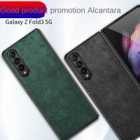 NewHotItaly นำเข้า Alcantara Furry เคสศัพท์สำหรับ Samsung Galaxy Z Fold4 5G ZFold 3 2 W23 W22 Luxury Suede ป้องกันปกหลังจัดส่งฟรี