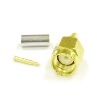 Lots of 10PCS SMA Male Plug RF Coax Connector Crimp  RG316 RG174 LMR100 Cable Straight  Goldplated  NEW Wholesale Electrical Connectors