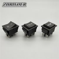 [GAMA] KCD4 6 Pin Black Rocker Switch ON-OFF-ON 2/3ตำแหน่ง16A 250VAC/ 20A 125VAC Self-Reset/momentarypower Switch