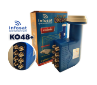 หัวรับสัญญาณ Infosat LNB Universal 8 ขั้ว รุ่น K048+