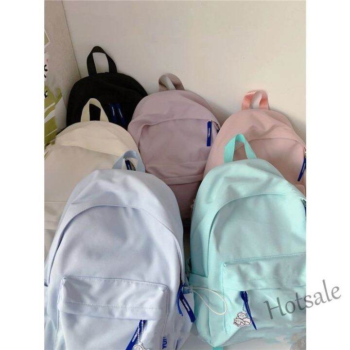 hot-sale-c16-korean-version-schoolbag-girls-large-capacity-backpack-solid-color-backpack-student-cute-backpack