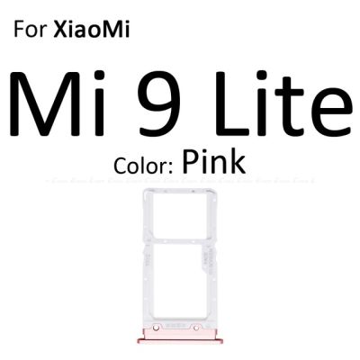 【✲High Quality✲】 anlei3 ที่ใส่ซิมการ์ดช่องเสียบถาดเครื่องอ่านช่องเสียบการ์ดขั้วต่อ Adapter Micro Sd สำหรับอะไหล่ Xiaomi Mi 9T 9 Lite Se