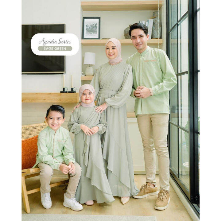 AYUDIA SERIES SAGE GREEN / FAMILY SET SERIES / SARIMBIT KELUARGA