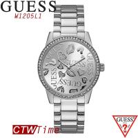 Guess Smooch นาฬิกาข้อมือผู้หญิง สายสแตนเลส รุ่น W1205L1 (สีเงิน)