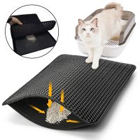 【YF】 Double Layer Cat Litter Mat Waterproof Non-slip Sand Pet Box Pad Washable Mattress Floor Clean Products