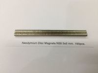 Neodymium Disc Magnets N50 5x2 mm. 100pcs.