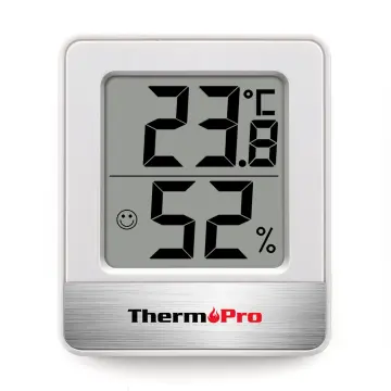 ThermoPro TP50 2 Pieces Digital Hygrometer Indoor Thermometer Room Thermometer and Humidity Gauge with Temperature Humidity Monitor
