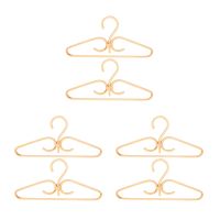 2Pcs Rattan Clothes Hanger Natural Rattan Hand-Woven 3 Hook Hanger for Home Wardrobe Clothing Store Decor