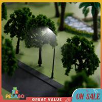 Pelaso 10ชิ้นรุ่น3V หลอดไฟถนนโคมไฟ LED ภูมิทัศน์ของอุทยานรูปแบบ DIORAMAS 1/200