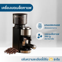 เครื่องบดกาแฟ เครื่องบดเมล็ดกาแฟ 250g coffee grinder เครื่องบดกาแฟไฟฟ้า ปรับความหนาได้ 25 ระดับ เครื่องบดกาแฟอัตโนมัติ （cod）