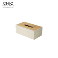 CHIC REPUBLIC CERELIA-A,กล่องทิชชู - สี เบจ