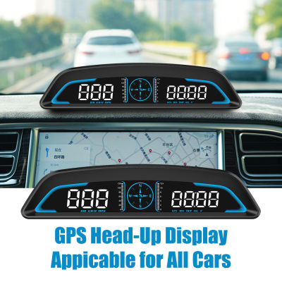 สากล HD รถยนต์อุปกรณ์อิเล็กทรอนิกส์สมาร์ทปลุกดิจิตอลเตือนเมตรรถ S Peedometer G3 GPS HUD หัวขึ้นจอแสดงผล