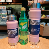 Ready stock Tumblers Japanese double-layer vacuum flask 700ml large capacity outdoor portable sports water bottle 304 stainless steel creative gifts Water bottle