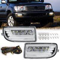 ✱ LED Fog Lights For Toyota Land Cruiser 100 LC100 UZJ100 FZJ10 1998-2008 Car DRL Turn Signal Daytime Driving Lamp White Yellow