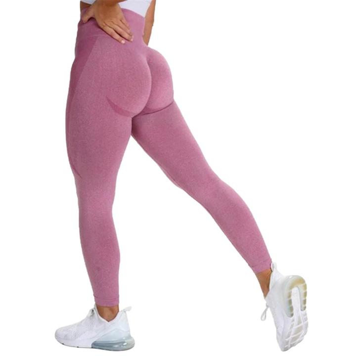 กางเกงโยคะสำหรับผู้หญิงก้นยกเลกกิ้งออกกำลังกายเสียงขรมก้น-leggings-พีชยก-fortiktok-leggings-สำหรับกางเกงเอวสูง