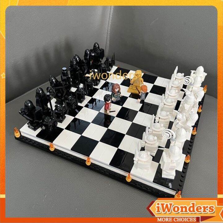 LEGO Harry Potter Hogwarts Wizard's Black and White Chess Pieces ONLY 76392