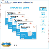 Combo 5 hộp khẩu trang y tế 4 lớp Famapro VN95 màu trắng 10 cái Hộp thumbnail