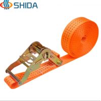 1 PCS 1.5 inch 3.8 cm x 1.5 - 12 Meters Steel Cargo Lashing Strap Ratchet Tie Down with Cam Buckle Polyester Webbing Sling Cable Management