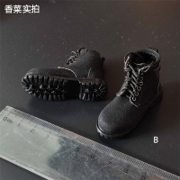 3สี16 Scale ทหารชาย Martin Boots Handmade Mountaineering Boot High Top รองเท้าสำหรับ12in Action Figure Body ของเล่น DIY