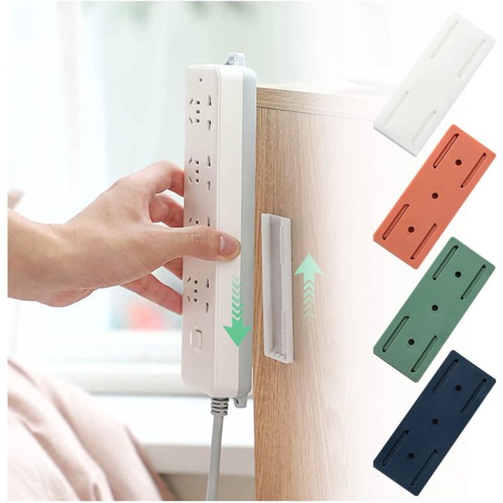 Self Adhesive Power Strip Holder, Surge Protector Fixator Wall