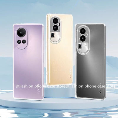 Phone Case เคส OPPO Reno10 Pro + Plus 5G OPPO A78 NFC 4G ฝาครอบทีพียูนุ่มโปร่งใสเคสกันกระแทกกันตกสำหรับเคสโทรศัพท์ 2023