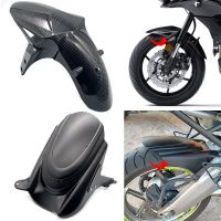 Allotmark รถจักรยานยนต์อุปกรณ์เสริม Versys650ด้านหน้าด้านหลัง Hugger ยาง Fender Mudsling Mudguard Mudflap Mud Flap Splash Guard สำหรับ Kawasaki Versys 650 2015 2016 2017 2018 2019 2020 2021