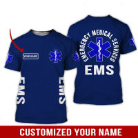 ชื่อส่วนบุคคล EMS 3D พิมพ์ทั้งหมด shirt