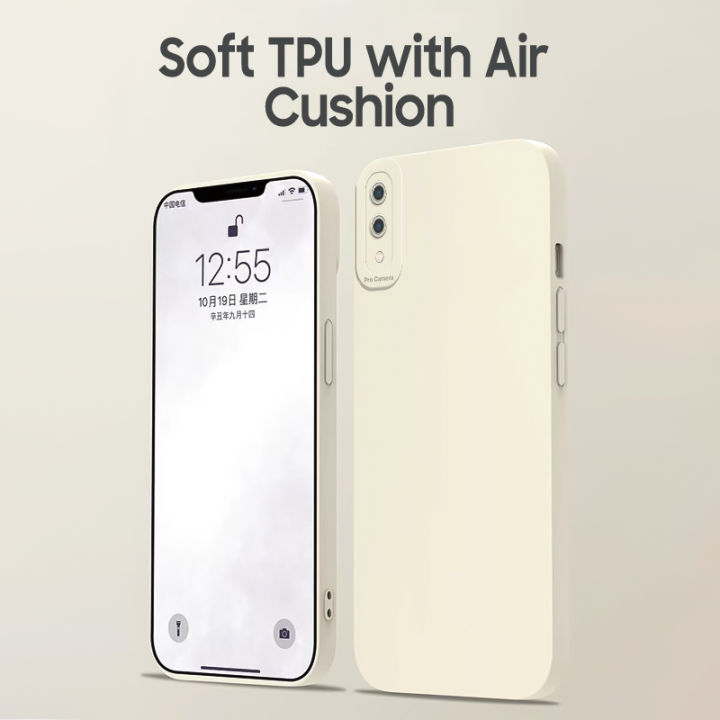 เคส-vivo-v11-square-soft-ซิลิโคนคลุมทั้งหมดกล้องกันกระแทกเคสป้องกันยางฝาหลังเคสโทรศัพท์แบบนุ่มสำหรับช