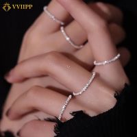 Korean Shining Silver Ring Fashion FingerRings Women Jewelry Accessories